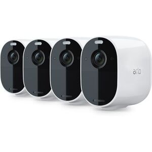 Arlo Essential - Caméra de surveillance réseau - extérieur, intérieur - résistant aux intempéries - couleur (Jour et nuit) - 1920 x 1080 - 1080p - audio - sans fil - Wi-Fi - H.264 (pack de 3)