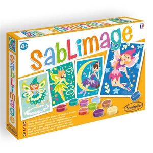 Kit créatif SentoSphère Sablimage Fées 4 tableaux