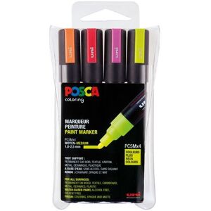 Set de 4 marqueurs peinture Posca Uni Modèle aléatoire