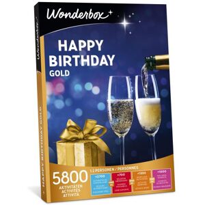 Coffret Cadeau Wonderbox Happy Birthday Gold