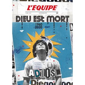 Affiche - L'Équipe - Maradona - Édition ouverte