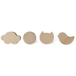 Briki Vroom Vroom BRIKI LOT 4 PATERES SET OF FOUR WOOD HOO