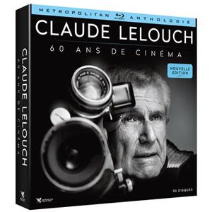 METROPOLITAN FILMEXPORT Coffret 60 ans de cinéma : Anthologie Claude Lelouch Nouvelle Édition Limitée Blu-ray