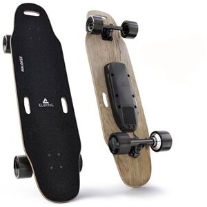 Longboard électrique Elwing Powerkit Halokee Dual Long Range 1000 W Bois et Noir