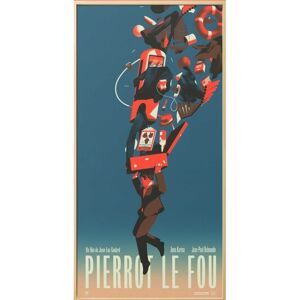 Affiche Collector Pierrot Le Fou - Regular - Édition Limitée Numérotée
