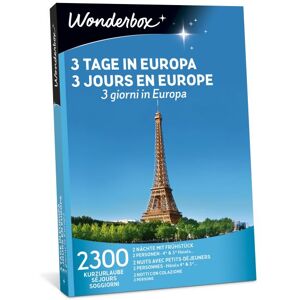 Coffret cadeau Wonderbox 3 jours en Europe