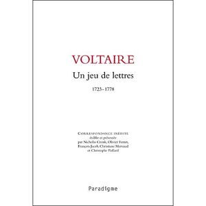 Paradigme Eds Un Jeu de lettres, Voltaire -  Collectif - broché