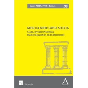 Anthemis Mifid ii & mifir : capita selecta -  Collectif - broché