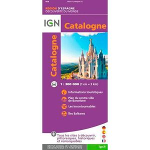 Ign Institut Geographique National 86221 Catalogne  1/300.000 -  Collectif - cartonné
