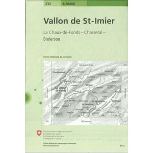 Office Federal De Topographie Suisse Vallon de Saint Imier -  Collectif - broché