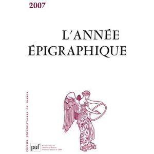 Puf Année épigraphique vol. 2007 -  Collectif - broché