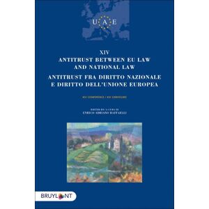 Bruylant Antitrust between EU Law and national law/Antitrust fra diritto nazionalee diritto dell'unione europ - Enrico Adriano Raffaelli - broché