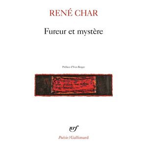 Gallimard Fureur et mystère - Yves Berger - broché