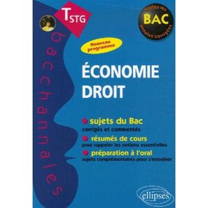 Ellipses Économie-Droit. Terminale STG - Thomas O'Maden Marie - broché