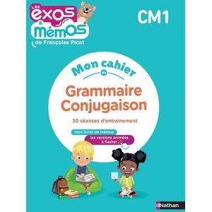 Nathan Exos et Mémos - CM1 - Mon cahier de Grammaire-Conjugaison - Françoise Picot - broché