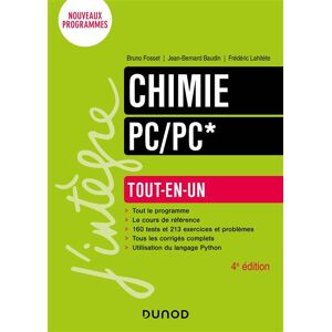 Dunod Chimie Tout-en-un PC/PC* - Bruno Fosset - broché