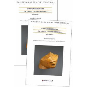 Bruylant L'acquiescement en droit international - 2 volumes - Giovanni Distefano - broché