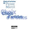 Lgdj Choix d'articles de pierre mayer - Pierre Mayer - broché