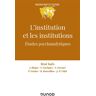 Dunod L'institution et les institutions - René Kaës - broché