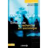 De Boeck Supérieur Éthique de la recherche en sociologie - Marta Roca I Escoda - broché