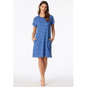 Schiesser Sleepshirt kurzarm Streifen royal - Casual Essentials 42 Schiesser Sleepshirt kurzarm Streifen royal - Casual Essentials 42