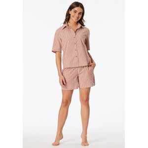Schiesser Pyjama kurz Webware Streifen terracotta - Selected Premium 38 Schiesser Pyjama kurz Webware Streifen terracotta - Selected Premium 38