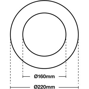 The Light Group SLC Shift Rehab Erweiterungs-Ring 16 - 22 cm