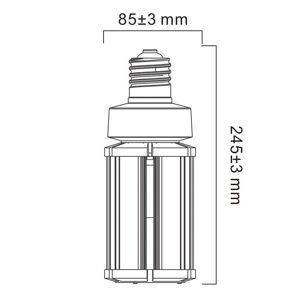 Sylvania LED-Lampe E40, 54W, 4.000 K, 6.800 lm