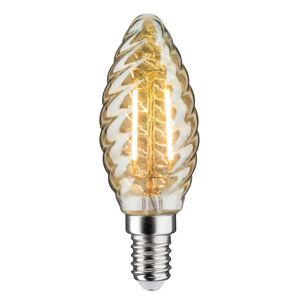 Paulmann LED-Kerzenlampe E14 4,7W gold gedreht dimmbar
