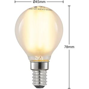 Arcchio LED-Tropfenlampe E14 4W 2700K matt dimmbar 5er-Set