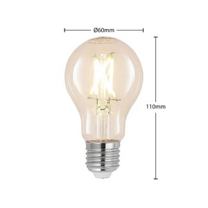Arcchio LED-Lampe E27 6W 2.700K Filament,dimmbar klar 3er