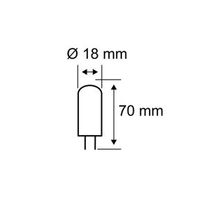 Paulmann LED-Stiftsockellampe G9 5W 2700K 3er-Pack