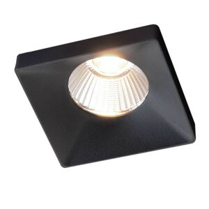 The Light Group GF design Squary Einbaulampe IP54 schwarz 2.700 K