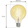 LUUMR Smart LED E27 G95 4,9W ZigBee Tuya Hue 2er-Set