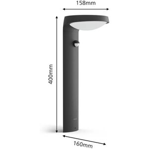 Philips Tyla Solar-Sockelleuchte Sensor 1,2W 250lm