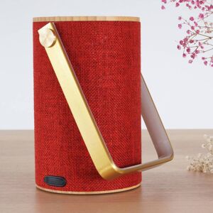 LOOM DESIGN Silo 1 Dekoleuchte, BT-Speaker, rot