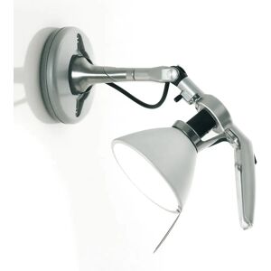 Luceplan Fortebraccio Wandspot Ø 11 cm, aluminium