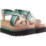 Stella McCartney Sandalen - Sneak Elyse Sandals Plateau - Gr. 36 (EU) - in Bunt - für Damen