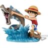 One Piece - Anime Sammelfiguren - Banpresto - Monkey D. Luffy vs. Local Sea Monster - multicolor