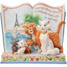 Aristocats - Disney Statue - Long ago in Paris - Aristocats Storybook Figurine - multicolor