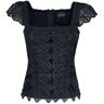 Sinister Gothic - Gothic Top - Gothic Top - XS bis XXL - für Damen - schwarz