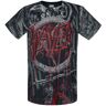 Slayer T-Shirt - Black Eagle Allover - S bis L - für Herren - allover