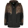 Der Herr der Ringe Winterjacke - Elven Warriors - M bis 3XL - für Herren - schwarz/braun