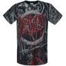 Slayer T-Shirt - Black Eagle Allover - S bis L - für Herren - allover