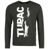 Tupac Shakur Langarmshirt - Amplified Collection - Shakur - S bis XXL - für Herren - charcoal