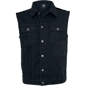 Urban Classics Weste - Denim Vest - S bis 5XL - für Herren - schwarz S Urban Classics Weste - Denim Vest - S bis 5XL - für Herren - schwarz S
