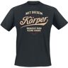 Sprüche - Fun T-Shirt - Mit diesem Körper braucht man keine Haare - M bis 3XL - für Herren - schwarz