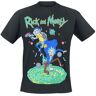 Rick And Morty T-Shirt - Space Rangers - S bis 4XL - für Herren - schwarz