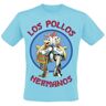 Breaking Bad T-Shirt - Los Pollos Hermanos - S bis XXL - für Herren - hellblau