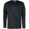 Poizen Industries - Gothic Langarmshirt - Edgar Top - XL - für Herren - schwarz